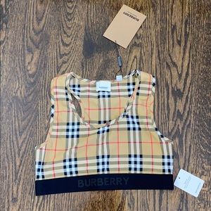 Burberry Check Sports Bra